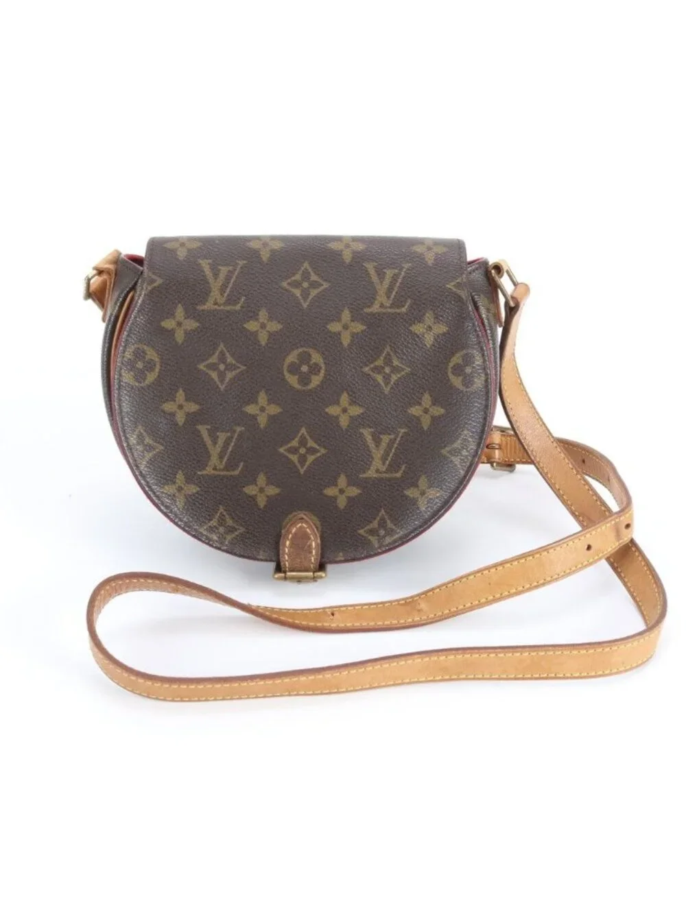 Louis Vuitton Monogram Tambourine Leather Shoulder Bag Crossbody